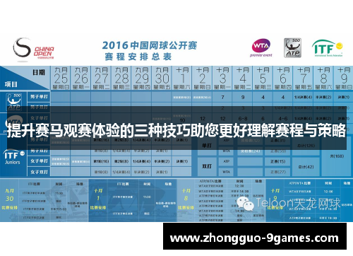 提升赛马观赛体验的三种技巧助您更好理解赛程与策略